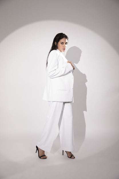 WHITE POWER SUIT