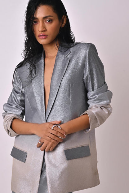GLITTER BLAZER SET